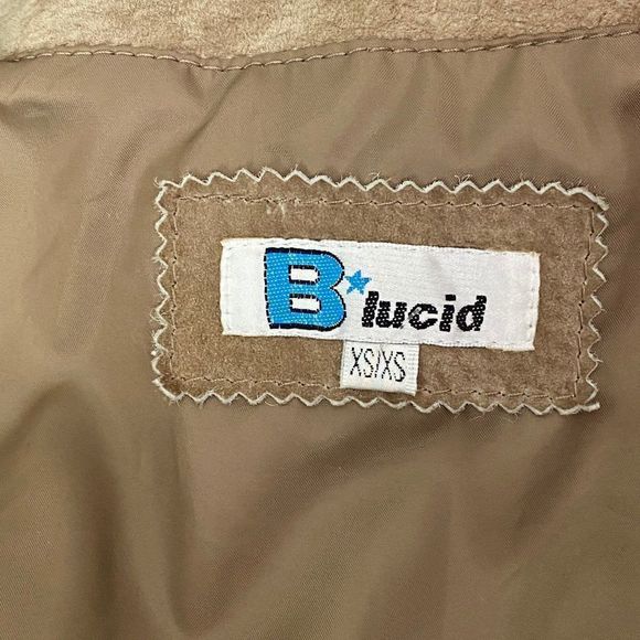 VINTAGE 1990s B Lucid Boho Fringed Suede Jacket - Picture 4 of 8